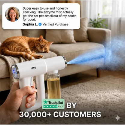 🔥 LAST DAY: 49% OFF 🔥 BVJ™ Pet Odor Removal Spray Gun | Eliminate Lingering Pet Smells from Your Home