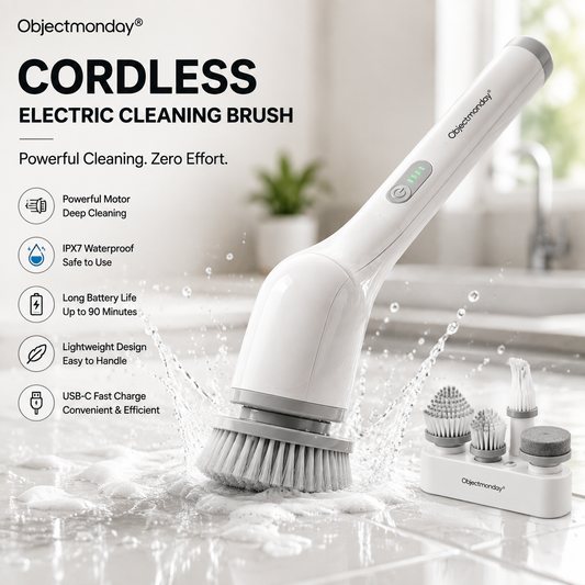Objectmonday® Cordless Electric Cleaning Brush