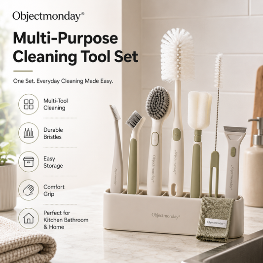 Objectmonday® Multi-Purpose Cleaning Tool Set