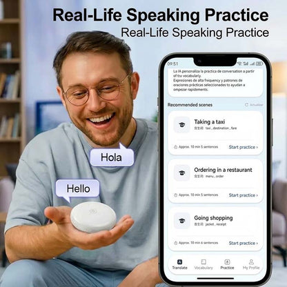 🔥 30% OFF | Smart AI Voice Translator – Your 24/7 Pocket Language Tutor (165 Languages)