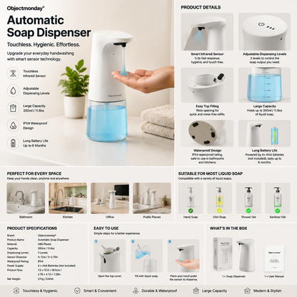 Objectmonday® Automatic Soap Dispenser