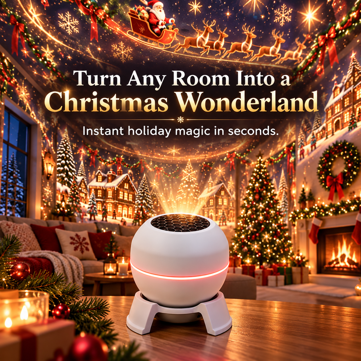 Official U.S. Store | 🎅🎁🎄  Smart Holographic Projector – HD Dynamic 5D