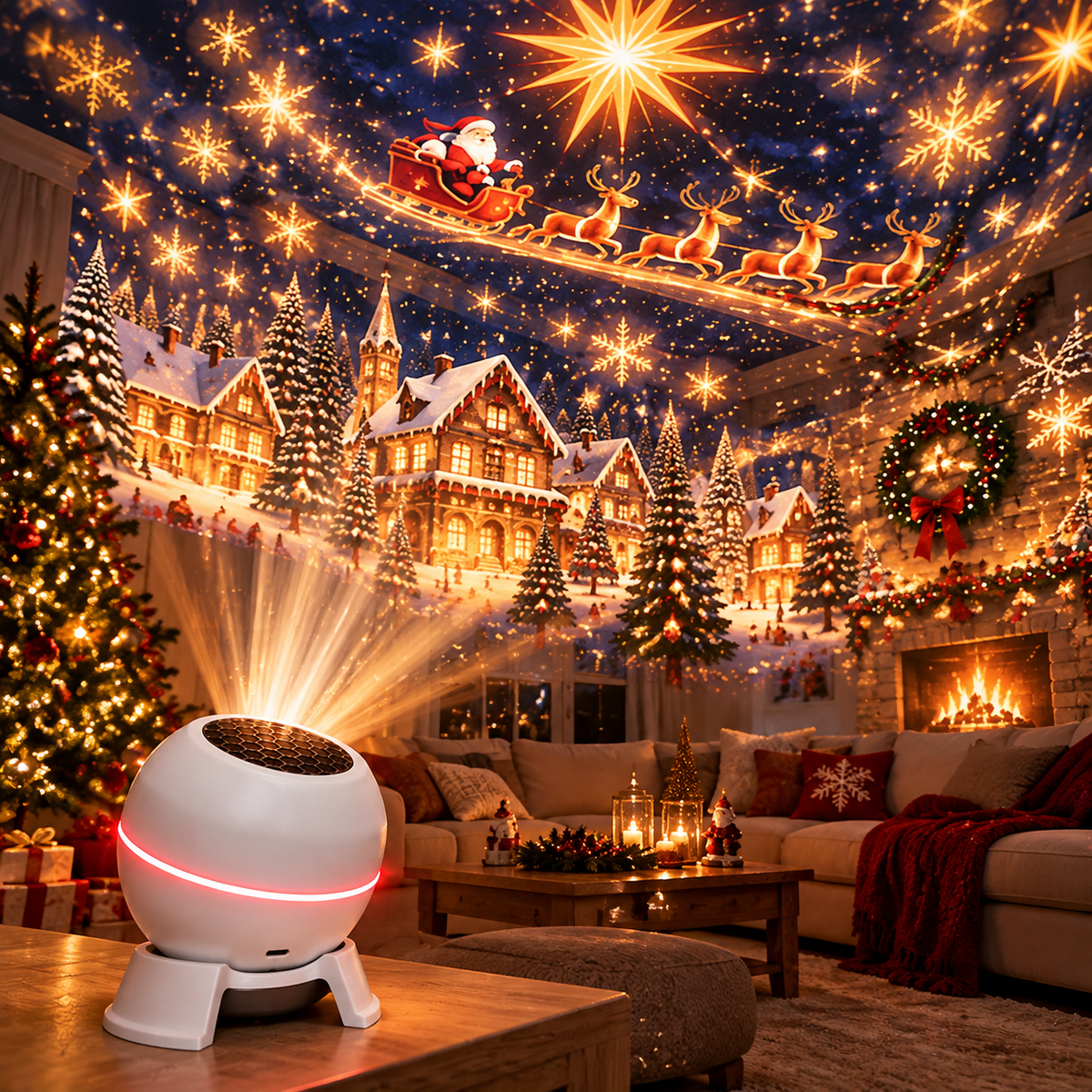 Official U.S. Store | 🎅🎁🎄  Smart Holographic Projector – HD Dynamic 5D