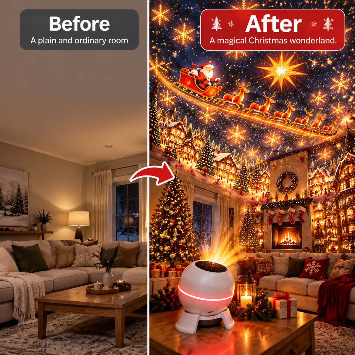 Official U.S. Store | 🎅🎁🎄  Smart Holographic Projector – HD Dynamic 5D