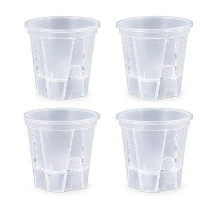 Self-Watering Plant Pots with Drainage – Indoor Planter Set with Water Reservoir, 7 Inch Set of 4 or 8 Inch Set of 3