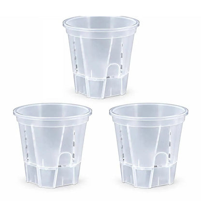 Self-Watering Plant Pots with Drainage – Indoor Planter Set with Water Reservoir, 7 Inch Set of 4 or 8 Inch Set of 3