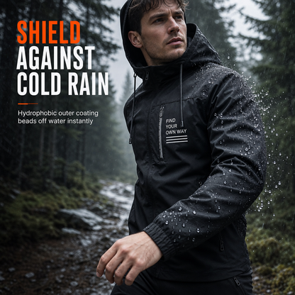 ⏳LAST DAY SALE ONLY $ 55.99!!🍁🧥 Men's Outdoor Windbreaker with Detachable Hood