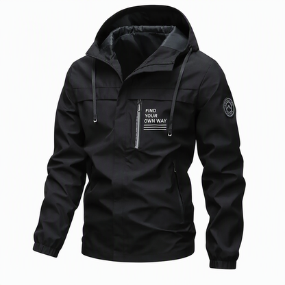⏳LAST DAY SALE ONLY $ 55.99!!🍁🧥 Men's Outdoor Windbreaker with Detachable Hood